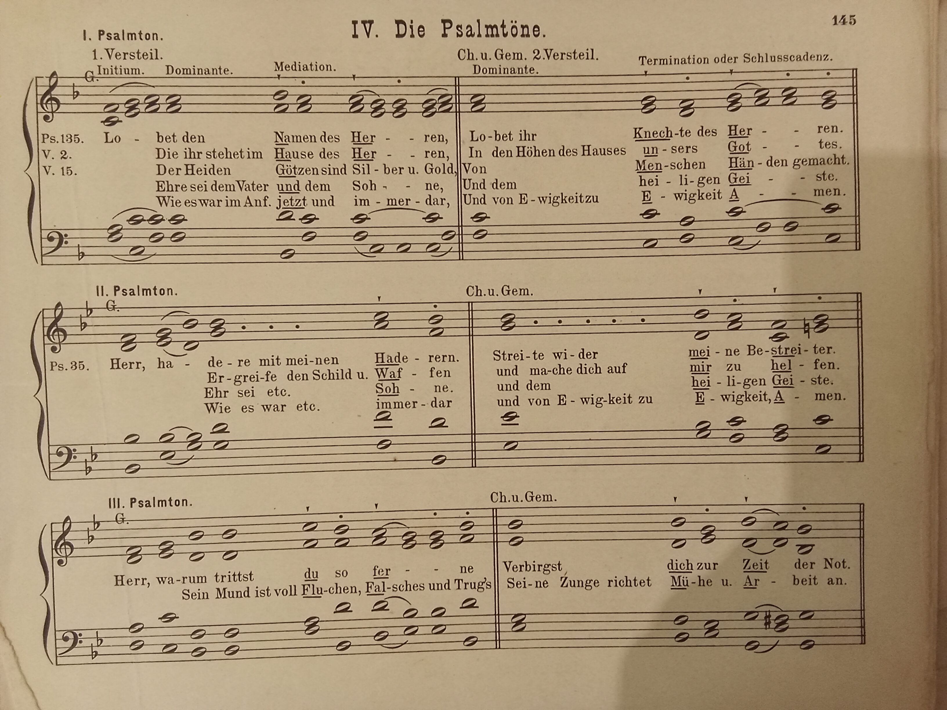 Auszug Altenburger Choralbuch